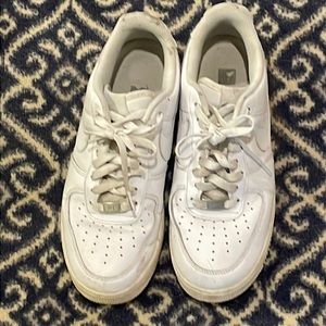 White Nike Air Force 1’s